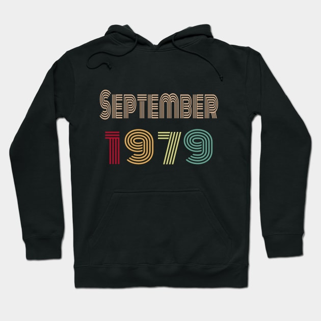 Happy 40th Birthday, Happy fortes Birthday, born in September 1979 Hoodie by maro_00